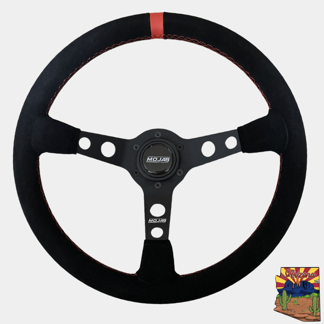 13.5” MOJAB Deep Dish Steering Wheel | Leather or Suede