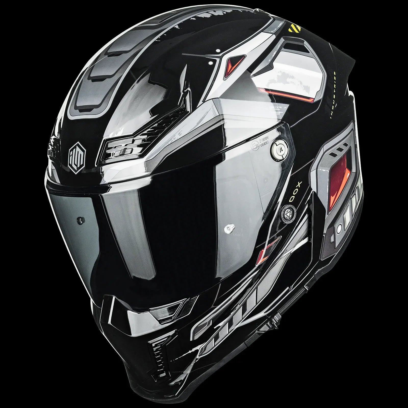 ILM Moto Full Face Helmet DOT ECE Powersports Dual Visor Street Racing with Pinlock Cascos para Motos | MF509 Pro