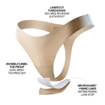 INVISIBLE Thong | Seamless Camel Toe-Proof