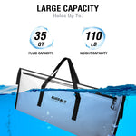 40x18" Insulated Fish Cooler Bag | Waterproof Zipper