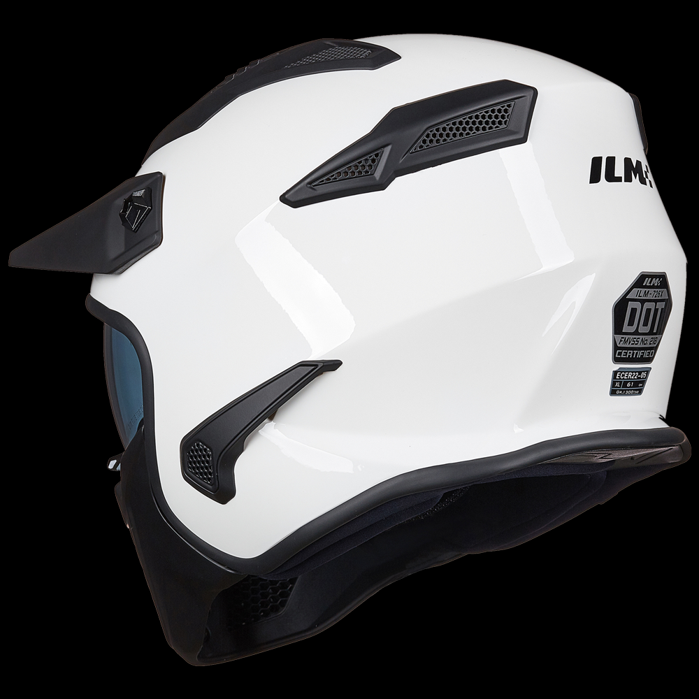 ILM Open Face Motorcycle 3/4 Half Helmet | Model 726X