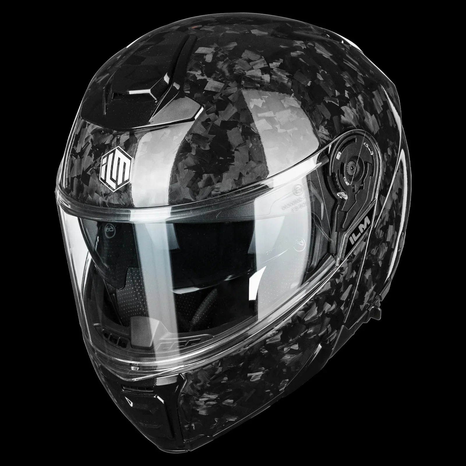 ILM Carbon Fiber Motorcycle Modular Helmets DOT ECE | Model MF529F