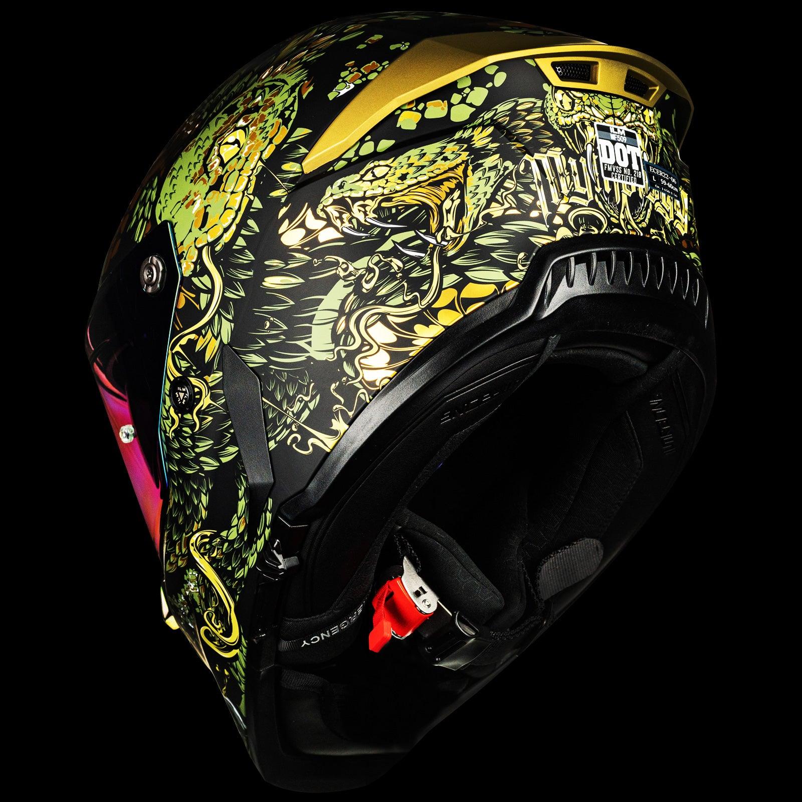 ILM Full Face Motorcycle Helmets | Racing Helmet Model MF509