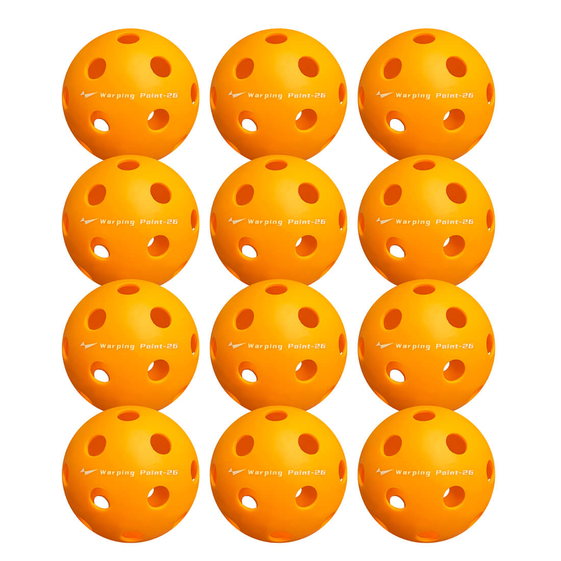 Indoor Practice Pickleballs | Orange