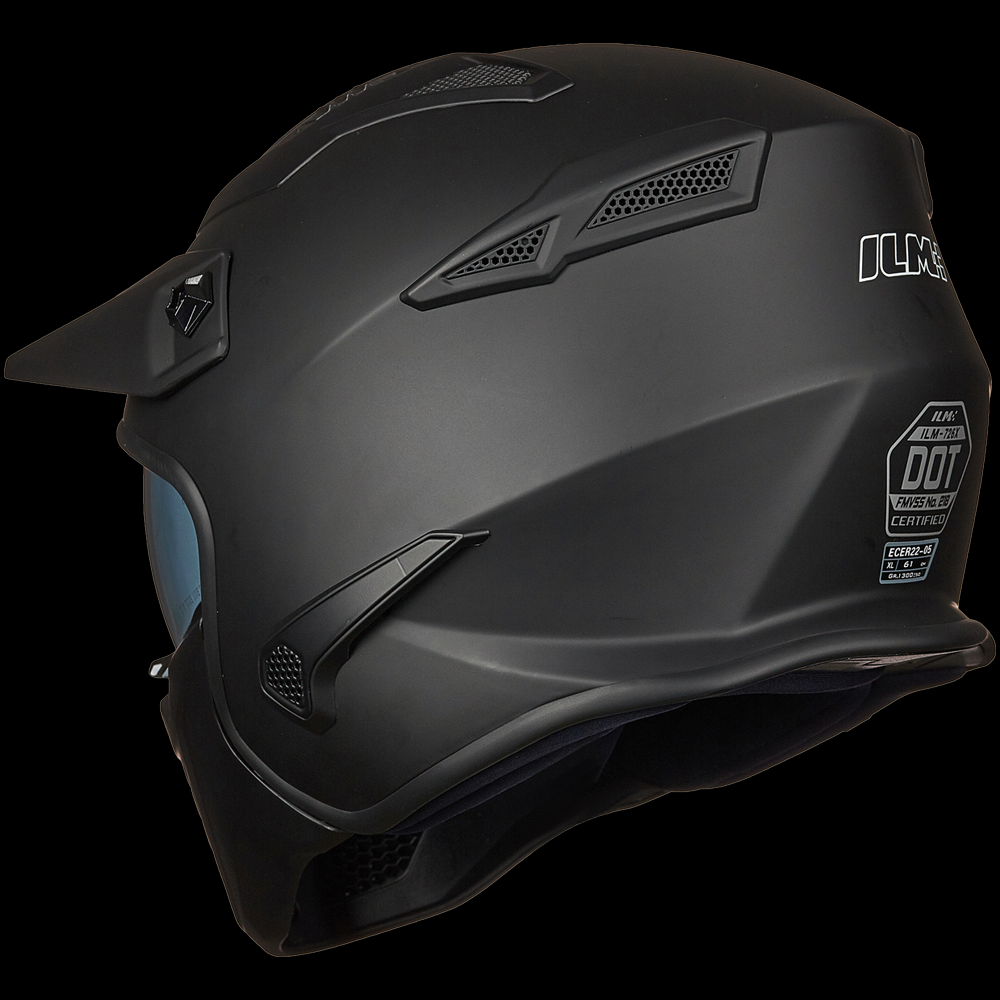 ILM Open Face Motorcycle 3/4 Half Helmet | Model 726X