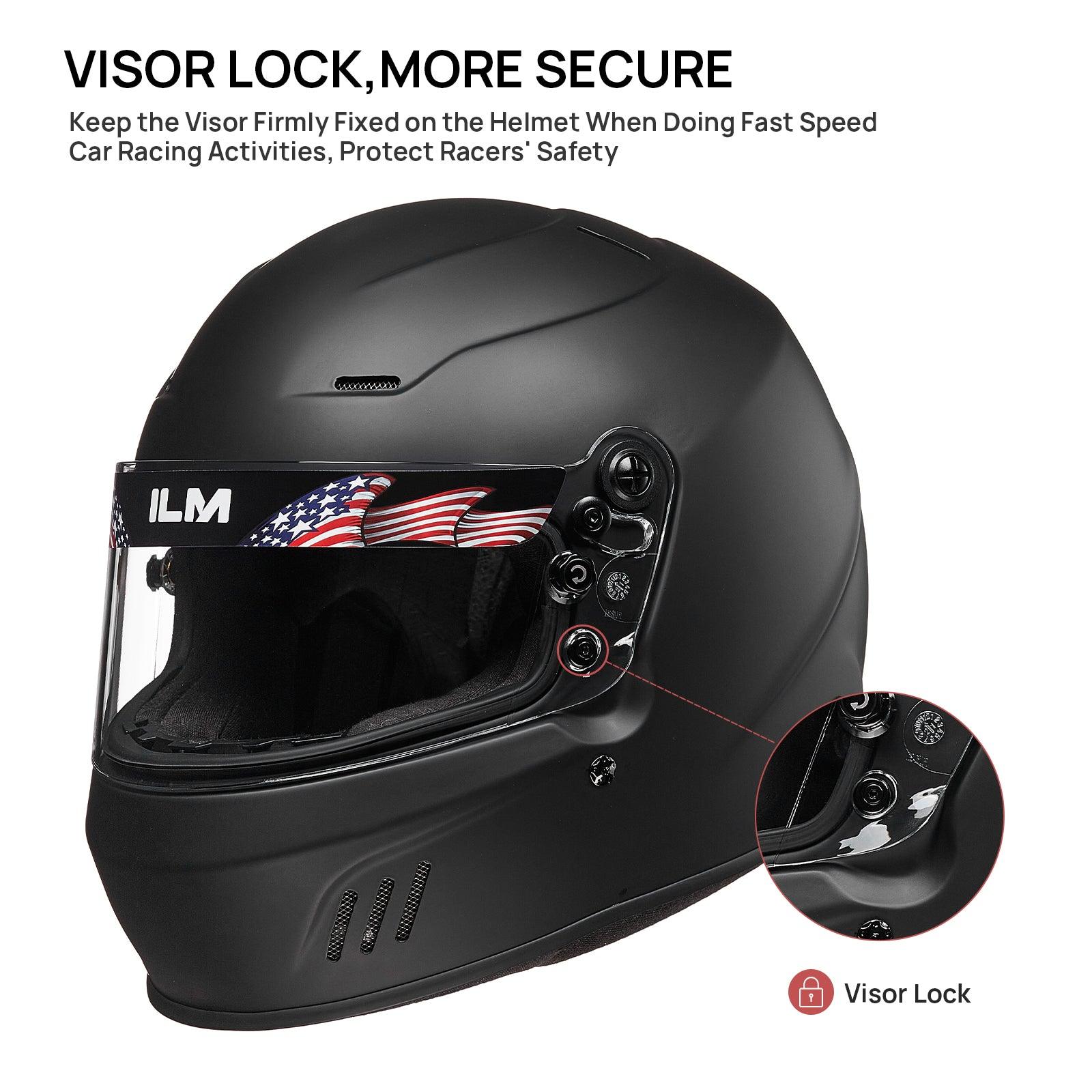 ILM Snell SA2020 Full Face Auto Car Racing Helmets | Model 760