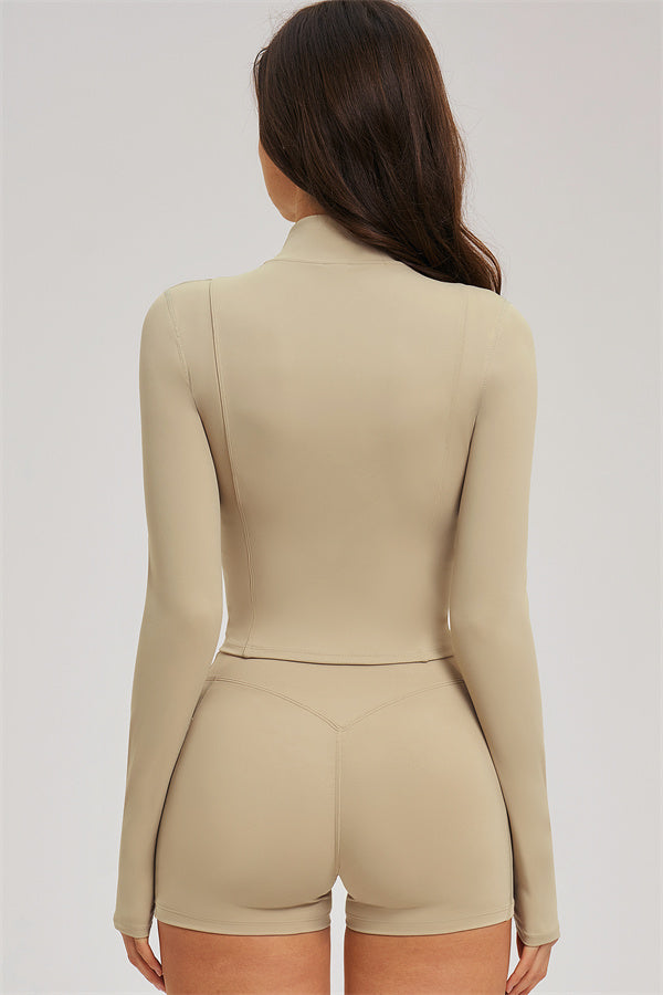 The Sizzle Zip Jacket Shorts | 2-Piece Set