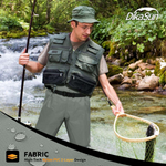 DikaSun Chest Waders with Boots | Lightweight Bootfoot Waders Duck Hunting & Fly Fishing | Grey
