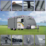 DikaSun 7 Layers Top Travel Trailer RV Cover Windproof Waterproof UV Protection