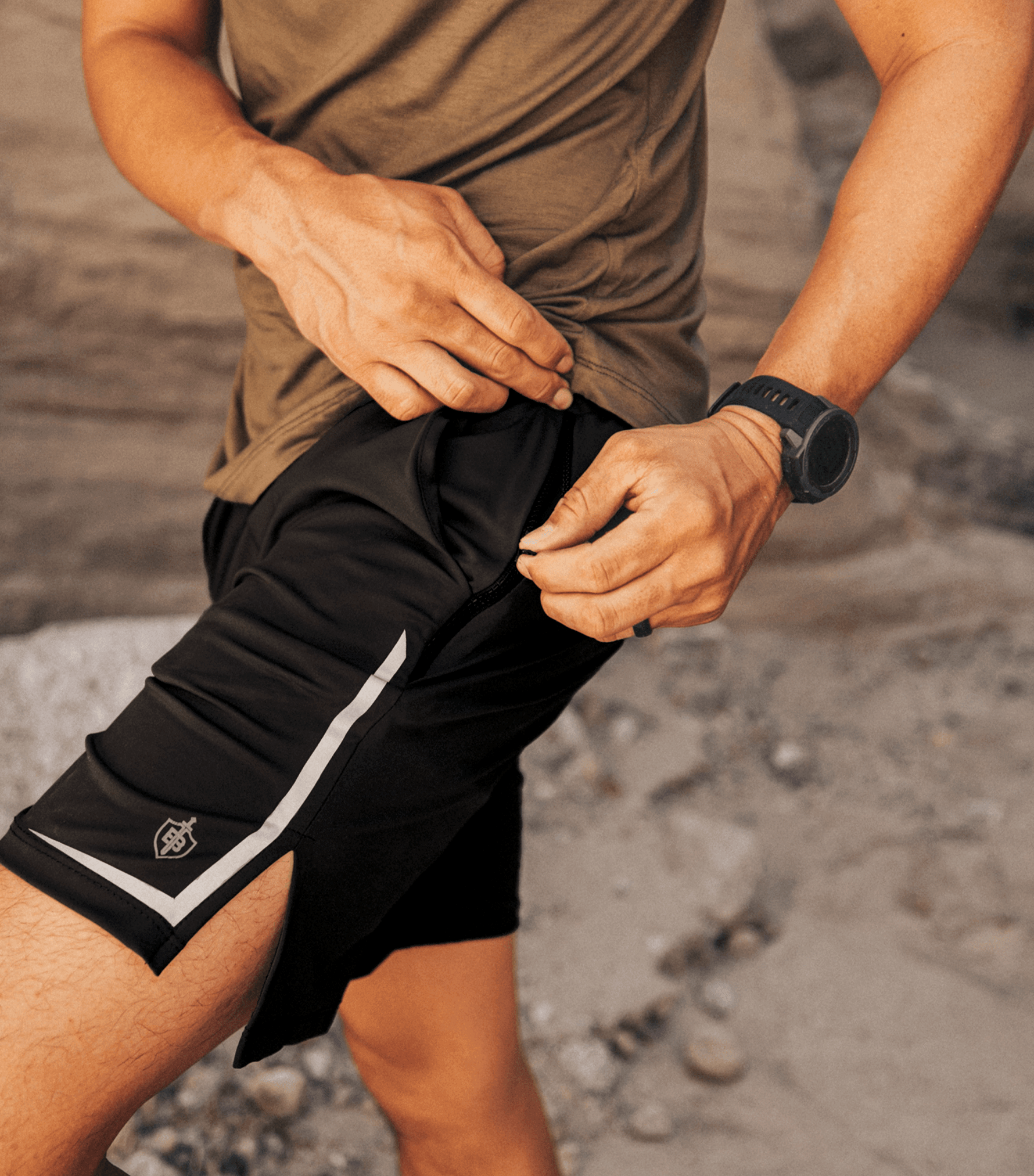 Dominate Training Shorts | Black