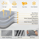 Teardrop Trailer Cover | 7 Layers Waterproof Camper Cover