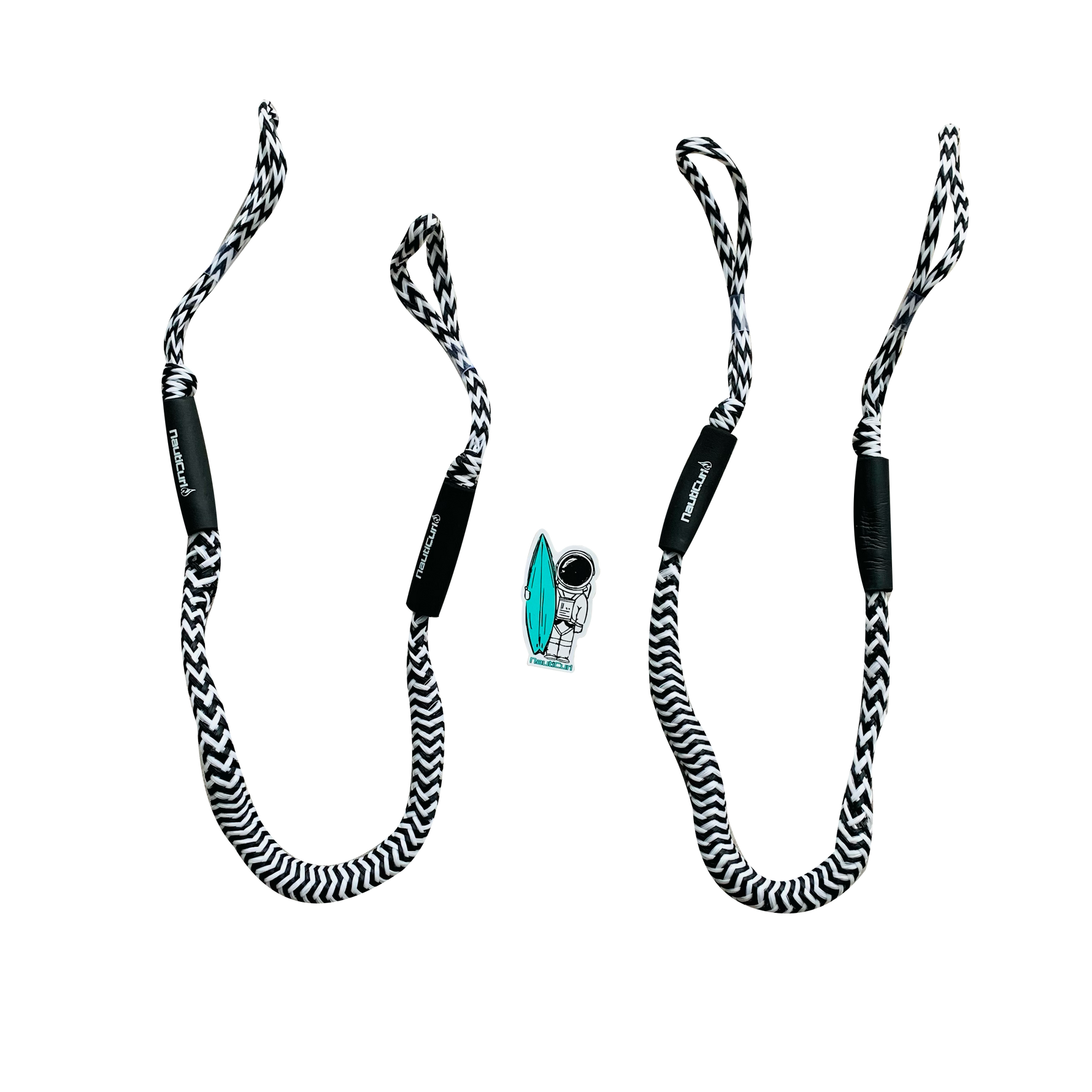 NautiCurl Bungee Boat Ropes | Shock Absorbing (2 Ropes)
