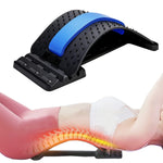 Back Stretcher for Lower Back Pain Relief | Multi-Level Lumbar Support Massager