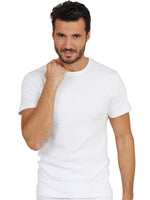 MaRe Premium Quality 100% Brushed Cotton/Fleece Men's Crew Neck T-Shirt | Proudly Made in Italy