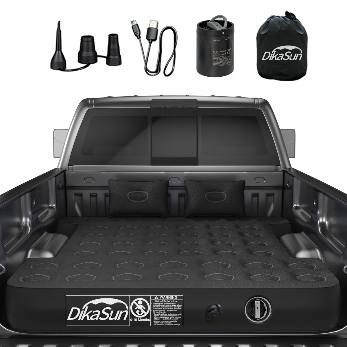 DikaSun GMC 5.5-5.8ft | 6-6.5ft Truck Bed Air Mattress