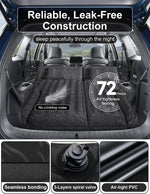 Umbrauto 63” Extended SUV Mattress Quick Inflate | Includes Pump & 2 Pillows | Grey