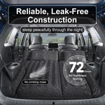 Umbrauto 63” Extended SUV Mattress Quick Inflate | Includes Pump & 2 Pillows | Grey