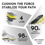 Arch Support Shoe Insole Shock Absorb | XL (M12.5-14.5/W13.5-15.5)