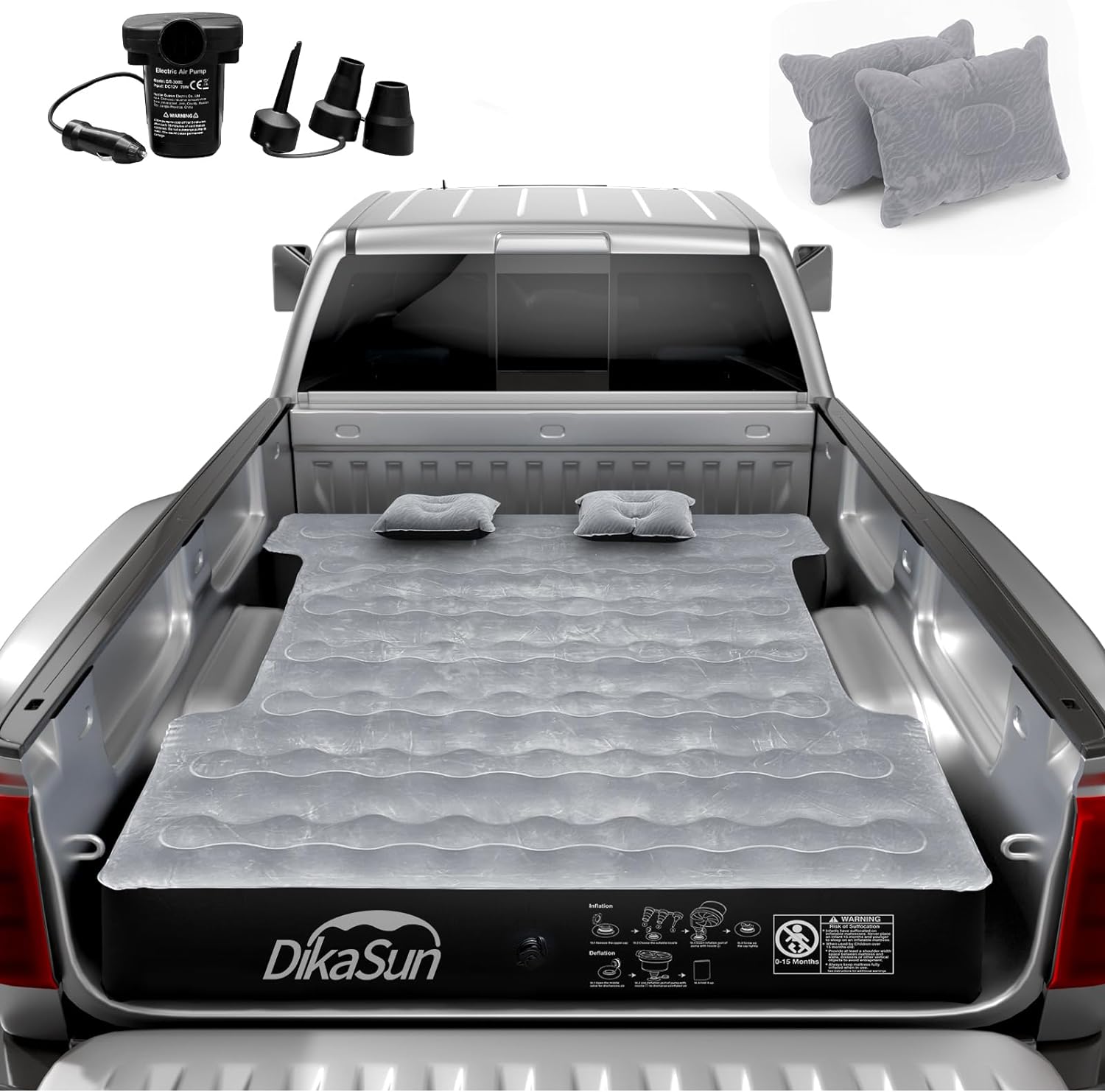 DikaSun GMC 5.5-5.8ft | 6-6.5ft Truck Bed Air Mattress