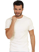MaRe Luxury Merino Wool Blend (50% Merino Wool) Men's Short Sleeve T-Shirt | Proudly Made in Italy (450)