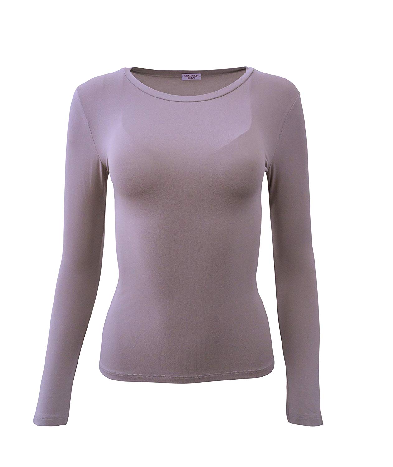 EGI Luxury Modal Women's Long Sleeved T-Shirt | Proudly Made in Italy (Crew Neck)