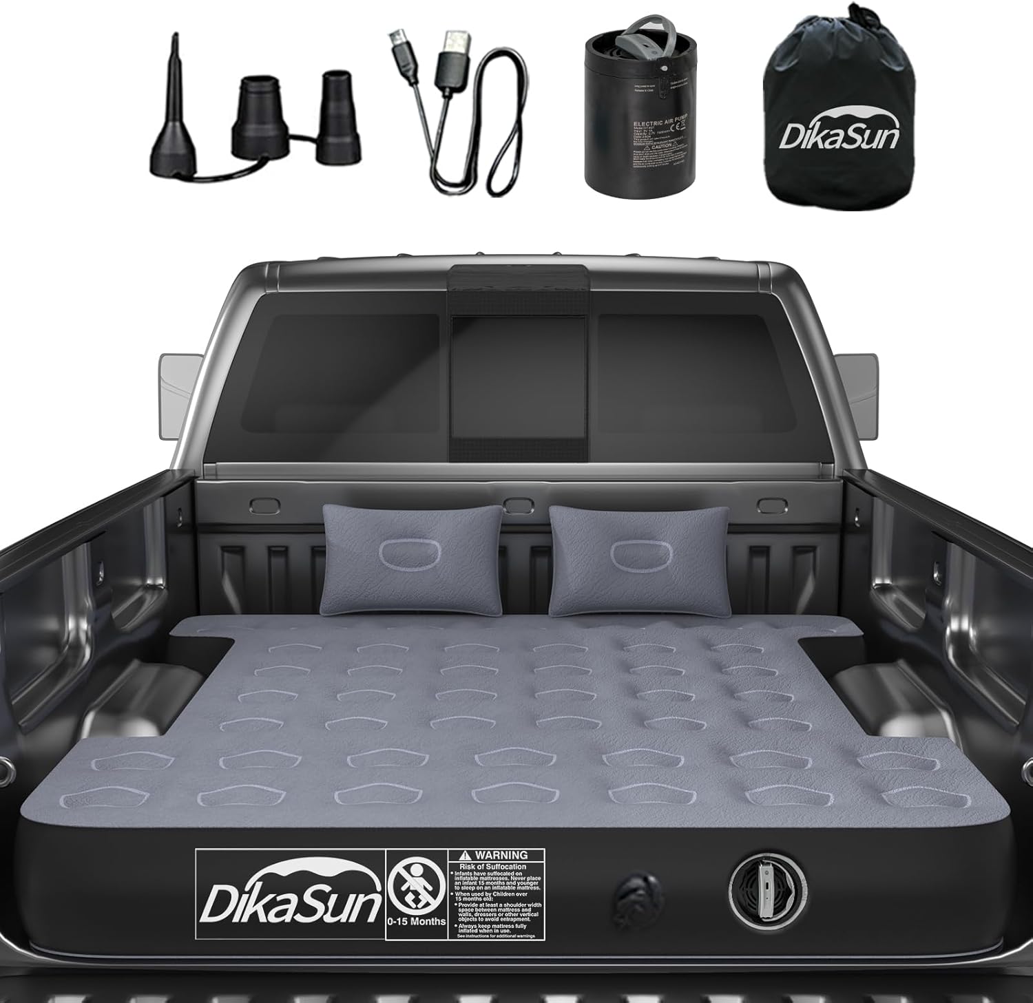 DikaSun Ford  5.5-5.8ft | 6-6.5' Truck Bed Air Mattress
