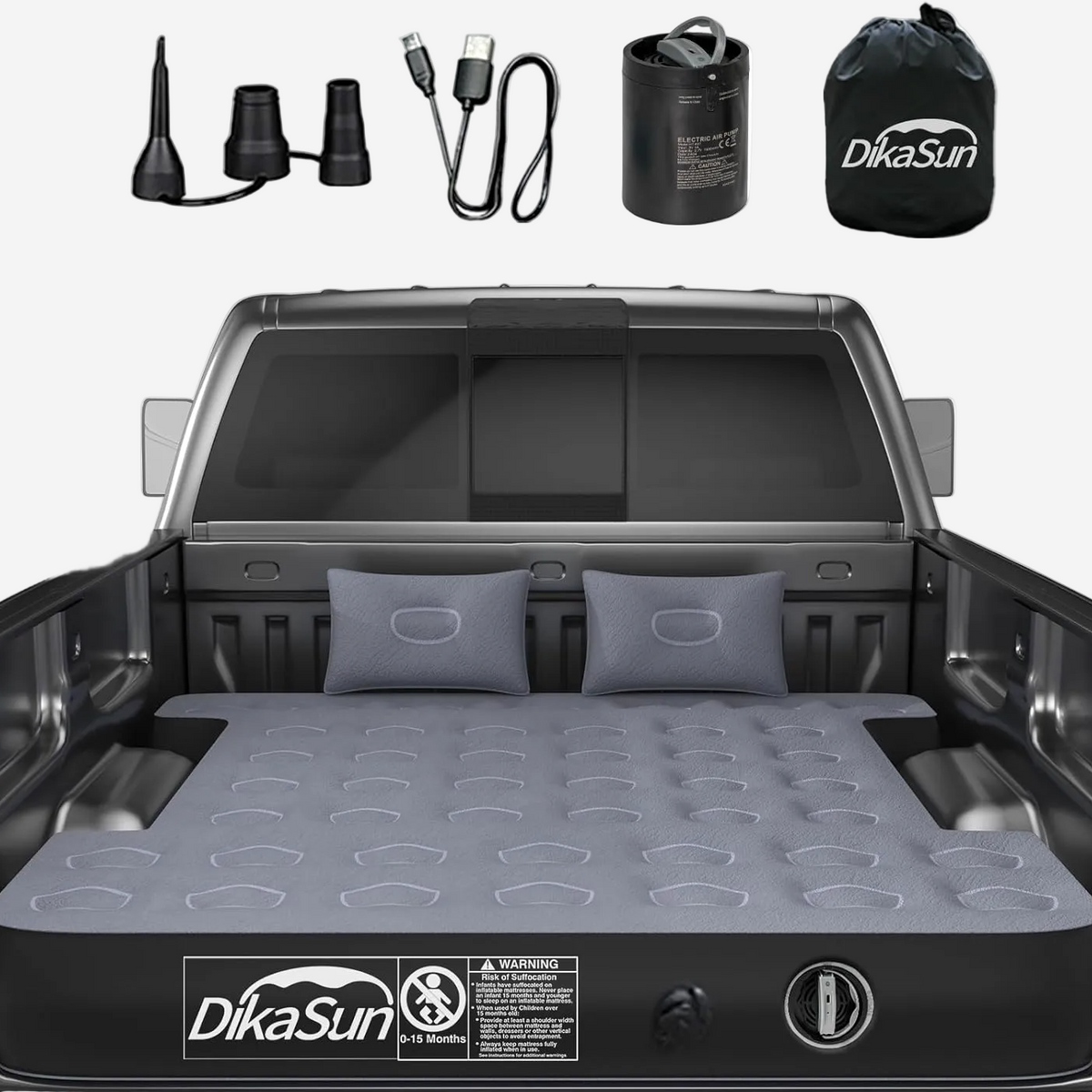 DikaSun GMC 5.5-5.8ft | 6-6.5ft Truck Bed Air Mattress