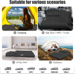 Thicken Backseat SUV/Car/Truck Air Mattress Air Bed Inflatable SUV Truck Mattress | 35.4” Width/Black