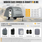 Teardrop Trailer Cover | 7 Layers Waterproof Camper Cover