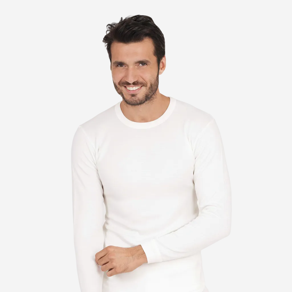 MaRe Premium Quality Cotton Wool Blend Men's Long-Sleeved T-Shirt | Proudly Made in Italy