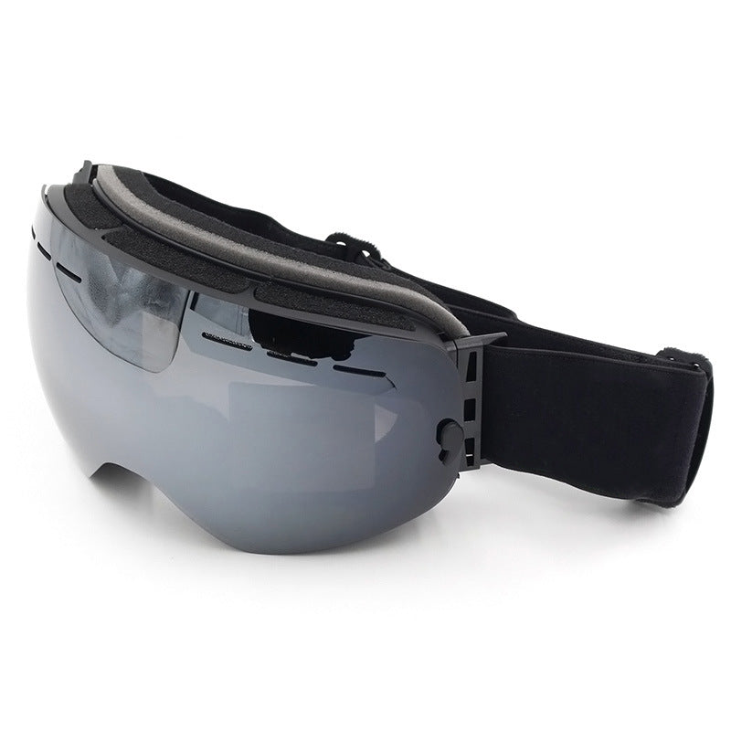 Double Layer Anti-Fog Skiing Mirror Goggles