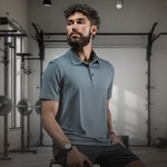 Men's Terra Recovery Polo (Ash Gray)