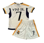 Vini Jr Kids Jersey White/Gold Real Madrid | Youth and Toddler Sizes