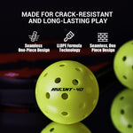 Ascent Outdoor Tournament Pickleballs | 4 or 12-Packs