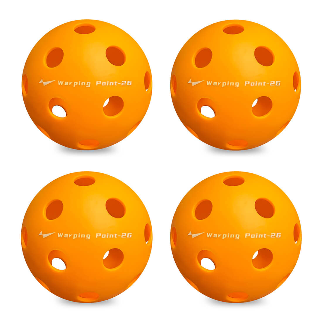 Indoor Practice Pickleballs | Orange