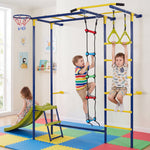 7-in-1 Indoor Jungle Gym for Toddlers with Slide & Rings