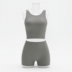 Wide Waistband Women's Slim Fit Shorts