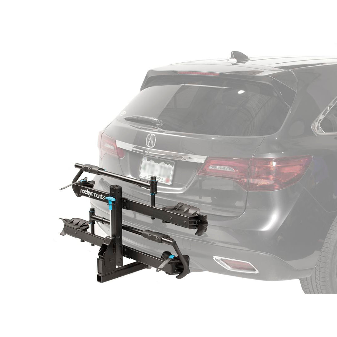 Car Rack RockyMounts MonoRail 2-Bike Hitch 1.25" Black