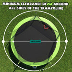 Kids Outdoor Trampoline 14' with Enclosure Net