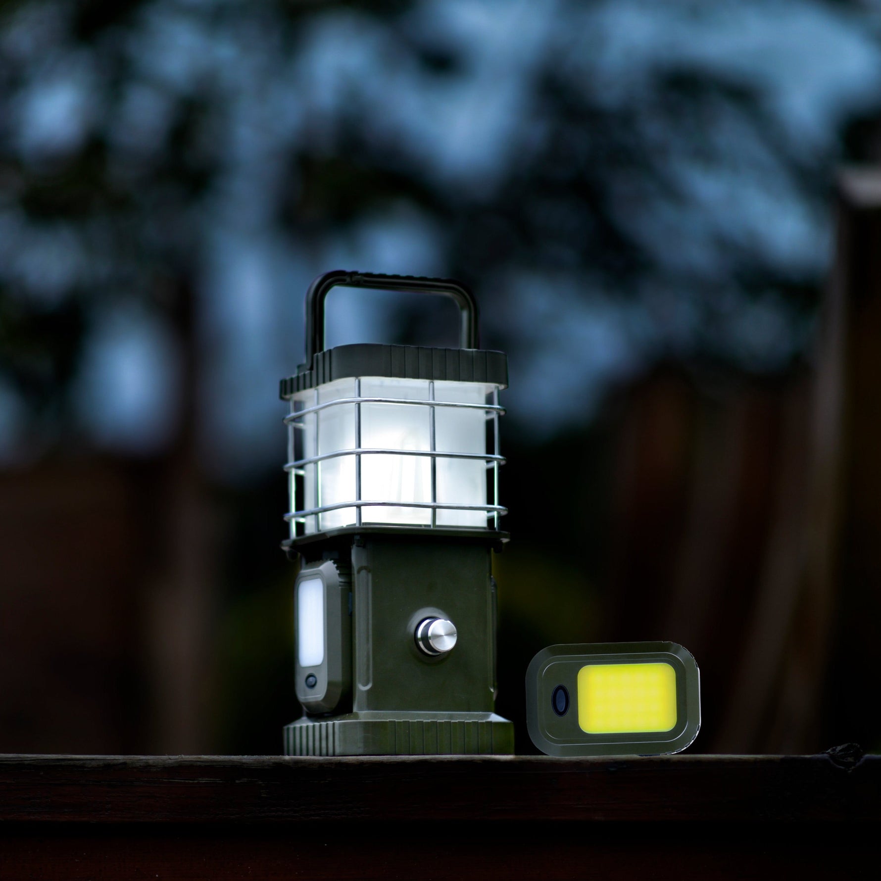 TRU De-LIGHT BUDDY Dimmable Lamp | Power Bank | Bluetooth Speaker | Independent Side Lamps All-In-One