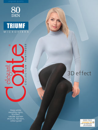 Conte Triumf 80 Den Microfibra Opaque Women's Tights | 8С-53СП