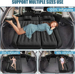 DikaSun 63” Extended SUV Mattress | Quick Inflate, Includes Pump & 2 Pillows | Black