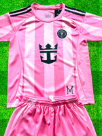 New Pink Lionel Messi Home Kids Soccer Jersey Pink (Set of 2) | Toddler & Youth