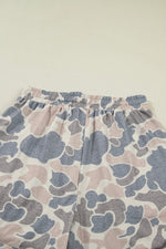 Mya Camo Loose Tee Set