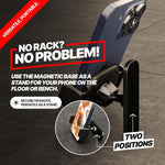 BLAUBECK Magnetic Gym Phone Holder | Secure Mount for Gym & Golf