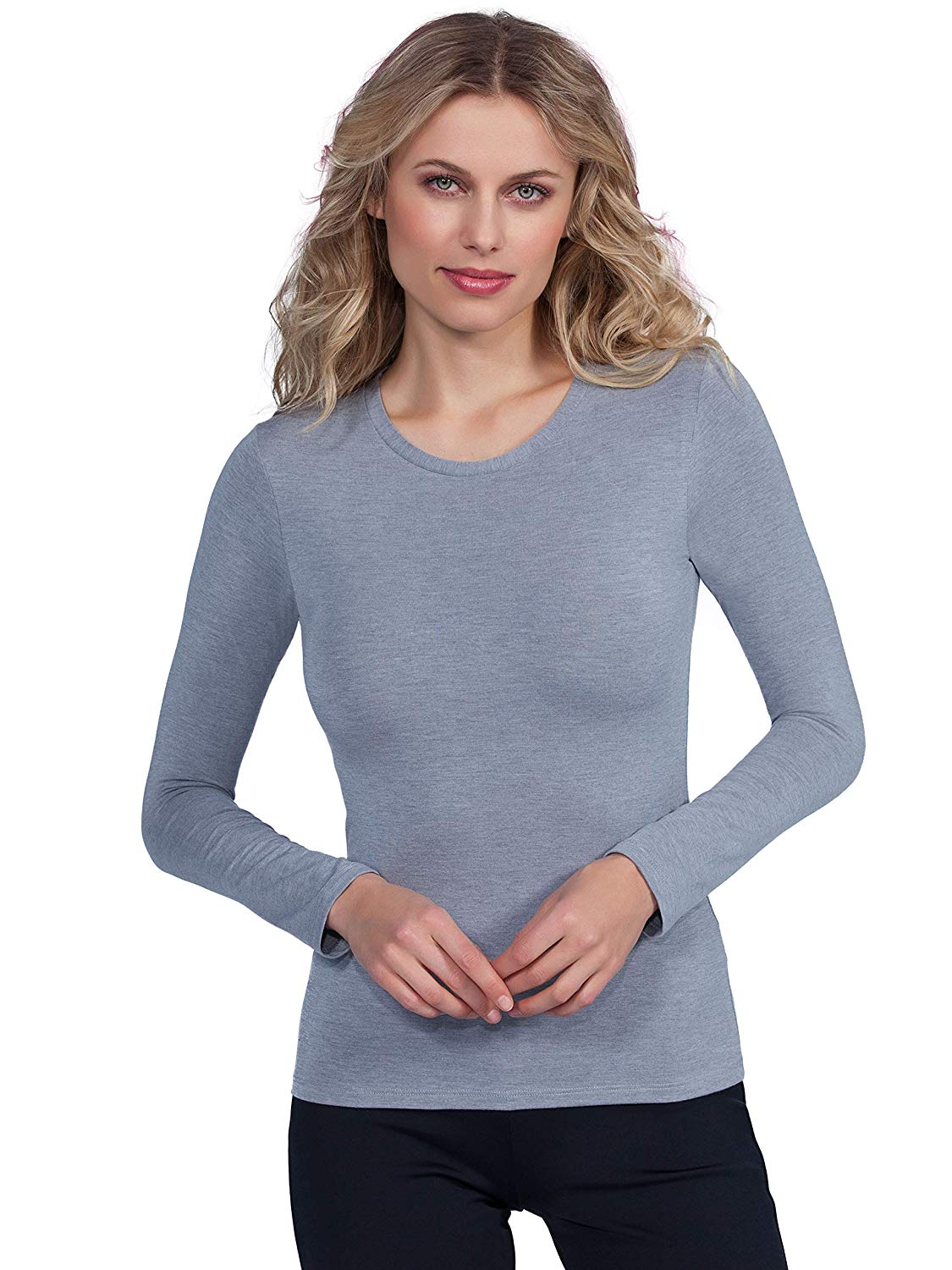 EGI Luxury Modal Women's Long Sleeved T-Shirt | Proudly Made in Italy (Crew Neck)