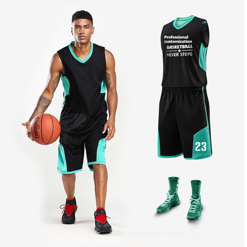 Basketball Jersey Tank & Shorts Set