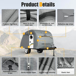 Teardrop Trailer Cover | 7 Layers Waterproof Camper Cover