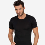 BASIC COTTON Free Spirit Premium Brushed Cotton Men's T-Shirt Made in Italy