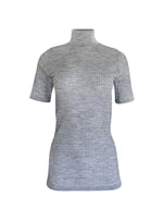 EGI Exclusive Merino Wool Blend Top with Short Sleeves